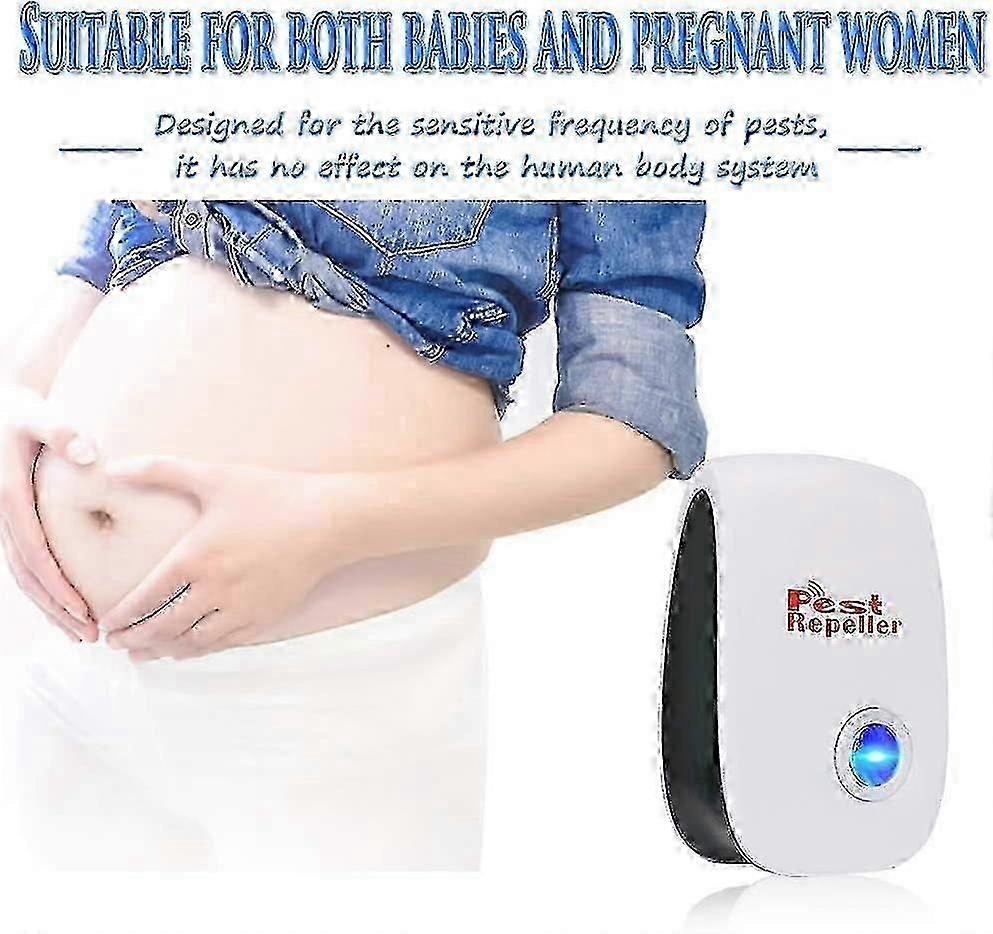 supersonic Mouse And Rat,4pcs Repellent New Version Mosquito Plug Insect Fly Killer Device