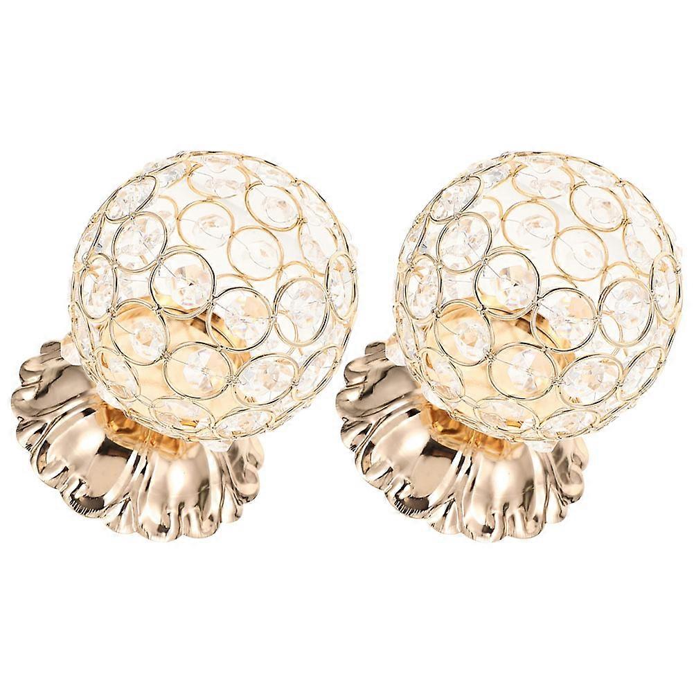 Wedding Candle Holder Romantic Candlestick for Home Using 2Pcs Iron Candle Stand