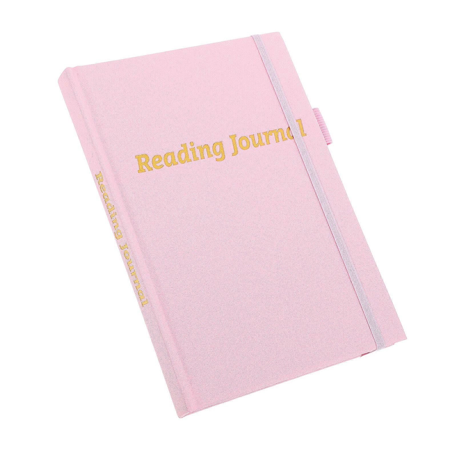 A5 Reading Diary Book Tracking Notebook Reading Progress Tracker Book Linen Cover Review Journal for Book Lovers Avid Readers