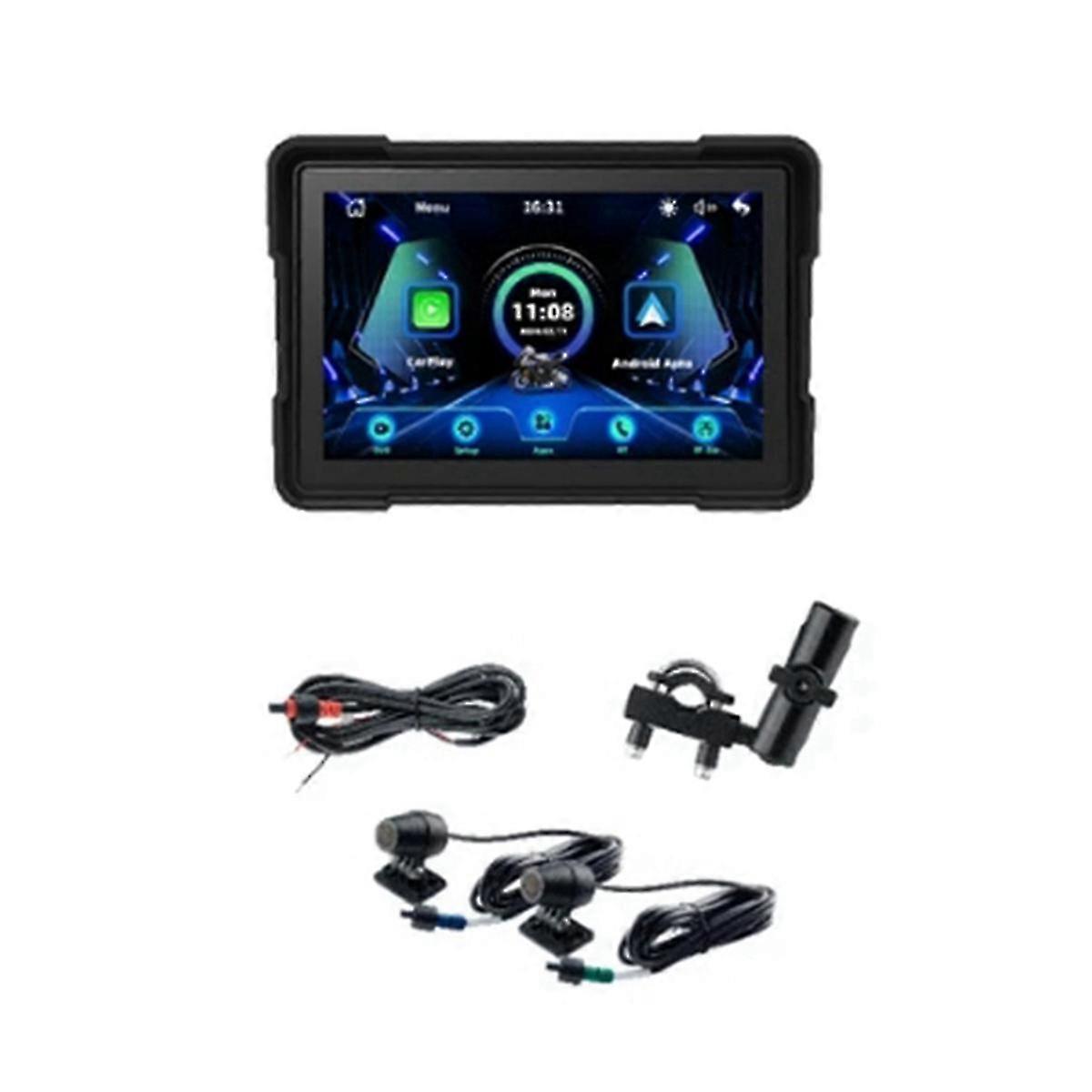 Wireless CarPlay Motorcycle Android Auto 5 inch Motorcycle GPS B