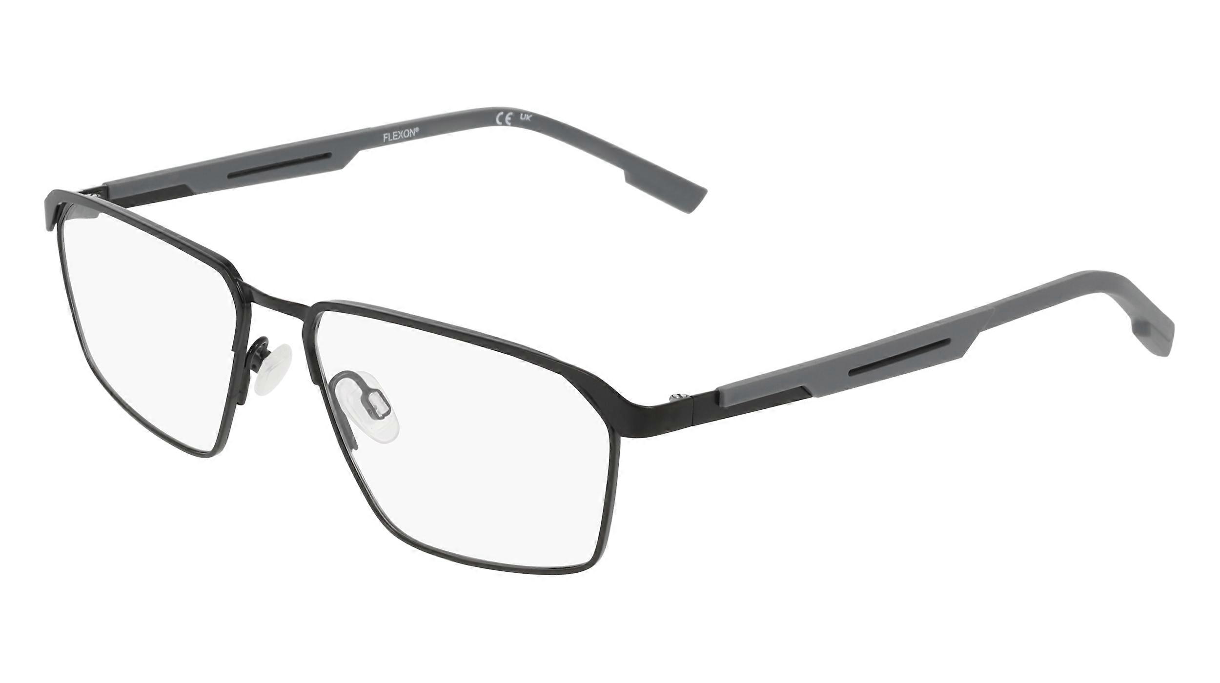 Eyewear Frames FLEXON FLEXON E1157 002 SATIN BLACK 55/16/145 MALE