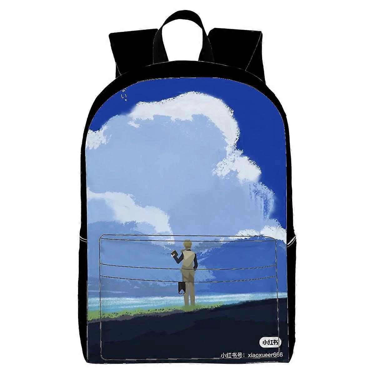 Travel Laptop Backpack, Fits 15.6 Inch Notebook, Durable Daypack with Multiple Compartments for Students Business Work U3134