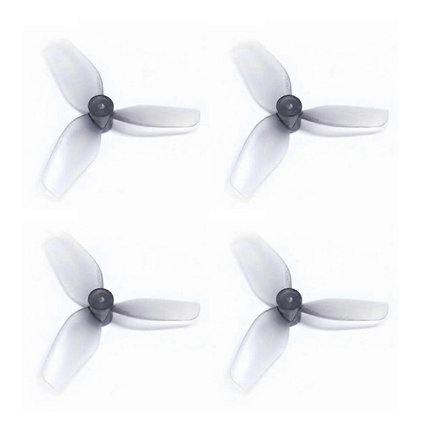 2Pairs 31mm 3-Blade PC Propeller Lightweight Prop Gray