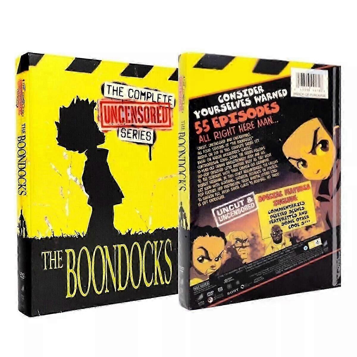 The Boondocks Season/Series 1-4 (DVD, 11-Disc English version, Box Set) Σφραγισμένα δωρεάν ταχυδρομικά τέλη