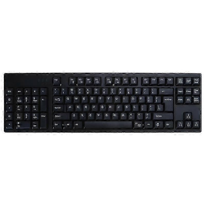 Left Handed Ergonomic Keyboard with Integrated Number Pad and USB Connectors