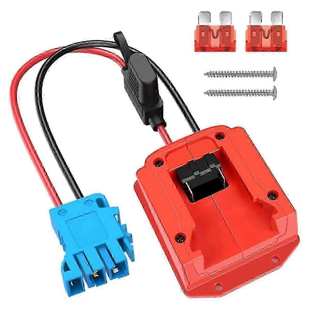 Power Wheels Adapter compatible with Milwaukee 18V M18 Battery