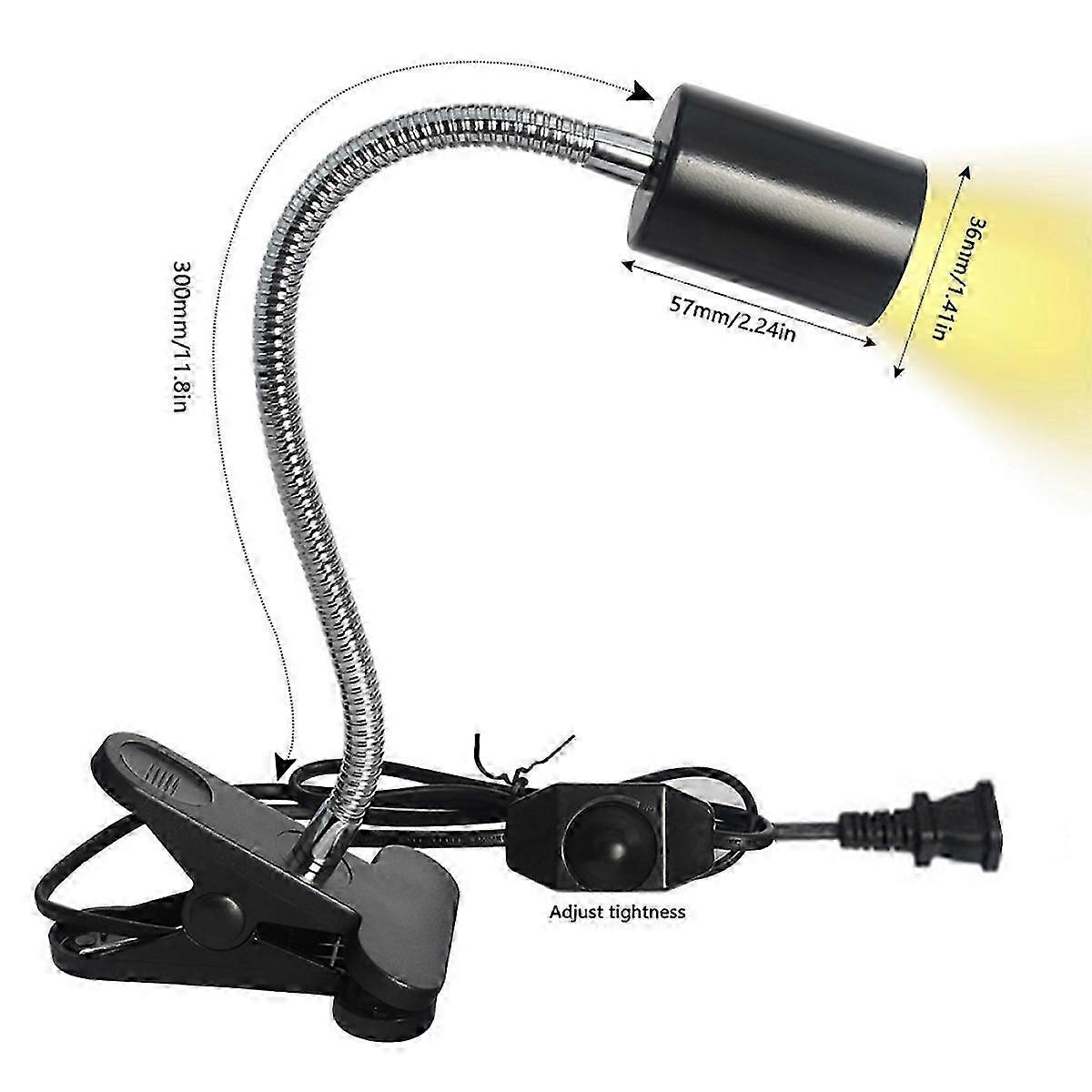 Temperature and 360 ° Rotating Reptile Ceramic Heat Lamp, UVA UVB Light Bulb for Amphibians and Reptiles, Ensuring Healthy Growth and Development 2025