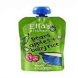 Ellas Kitchen Stage 1 Baby Rice - Pear & Apple 120g - 7 Pack