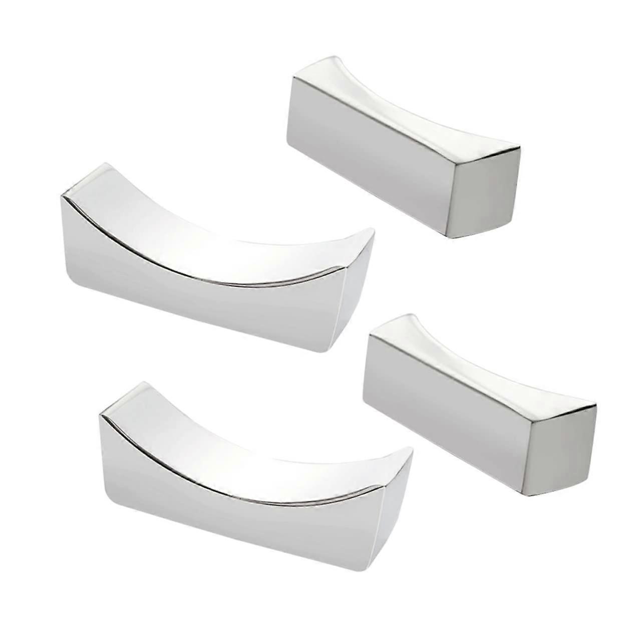 Chopsticks Rest 4 Pcs Stainless Steel Circular Design, Home And Restaurant Tableware Holder, Elegant Spoon Fork Storage