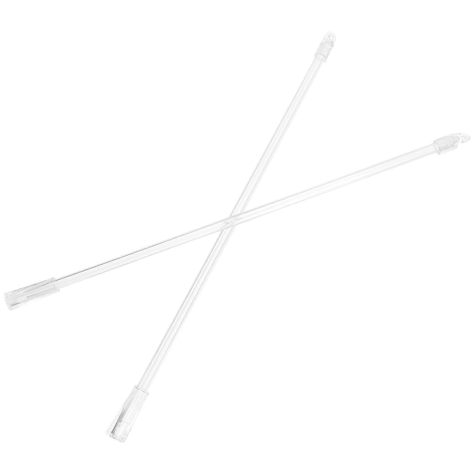 4Pcs Blind Wand Vertical Replacement Rod with Hook for Window Blinds