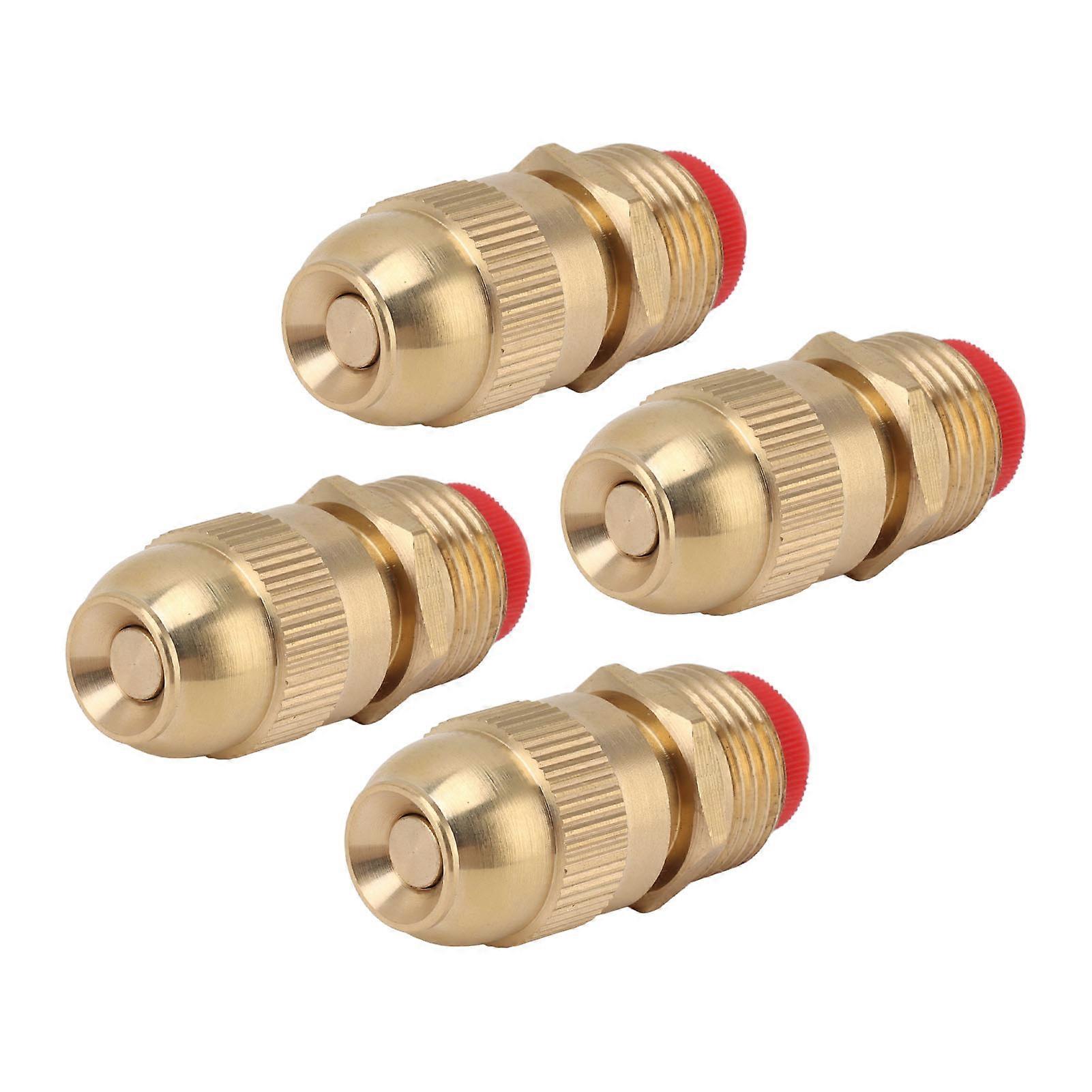 10Pcs G1/2 Copper Sprinkler Nozzle Adjustable 0.8-2 Ton/Hr Flow