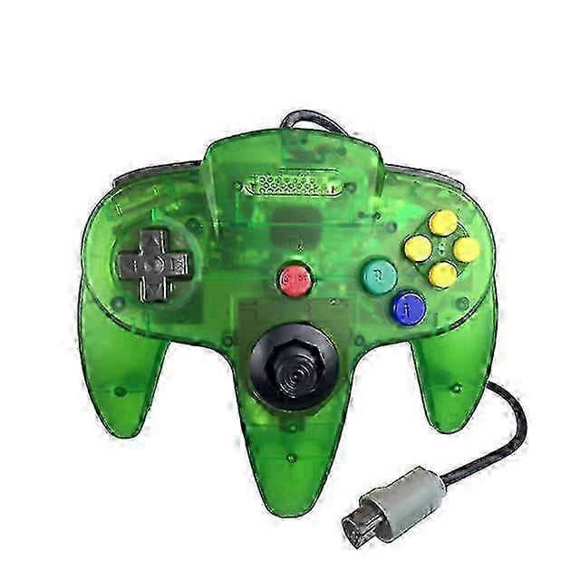 For Nintend N64 Gamepad Transparent Wired Controller Gaming Joystick Game Pad For Mac Gamepads