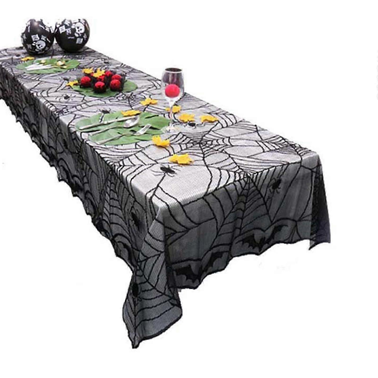 Halloween Polyester Decorative Table Cloth Holiday Scary Party Decoration