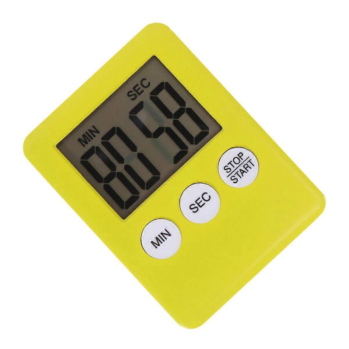 Cooking Timer Simplicity Timers for Training Use 2Pcs Yellow Lightweight Recorder