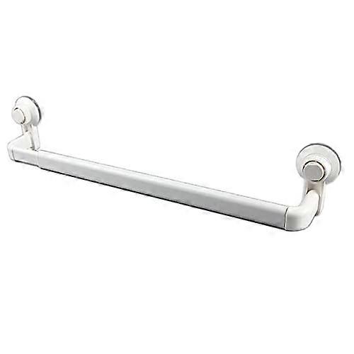 Wall Mounted Bathroom Towel Rack With Suction Cup Space Saving Single Bar Holder For Hotel And Home Use