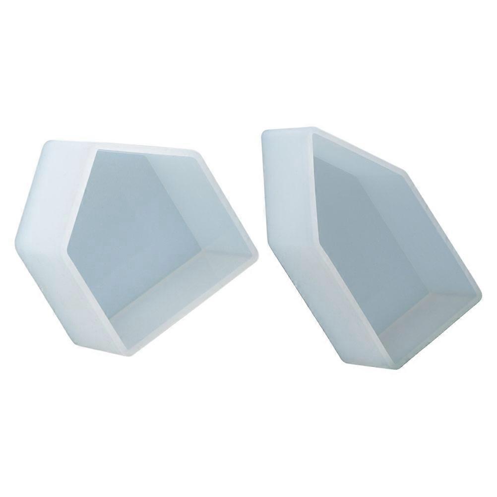 DIY Silicone Molds House Shaped Molds for Crafting 4Pcs Set