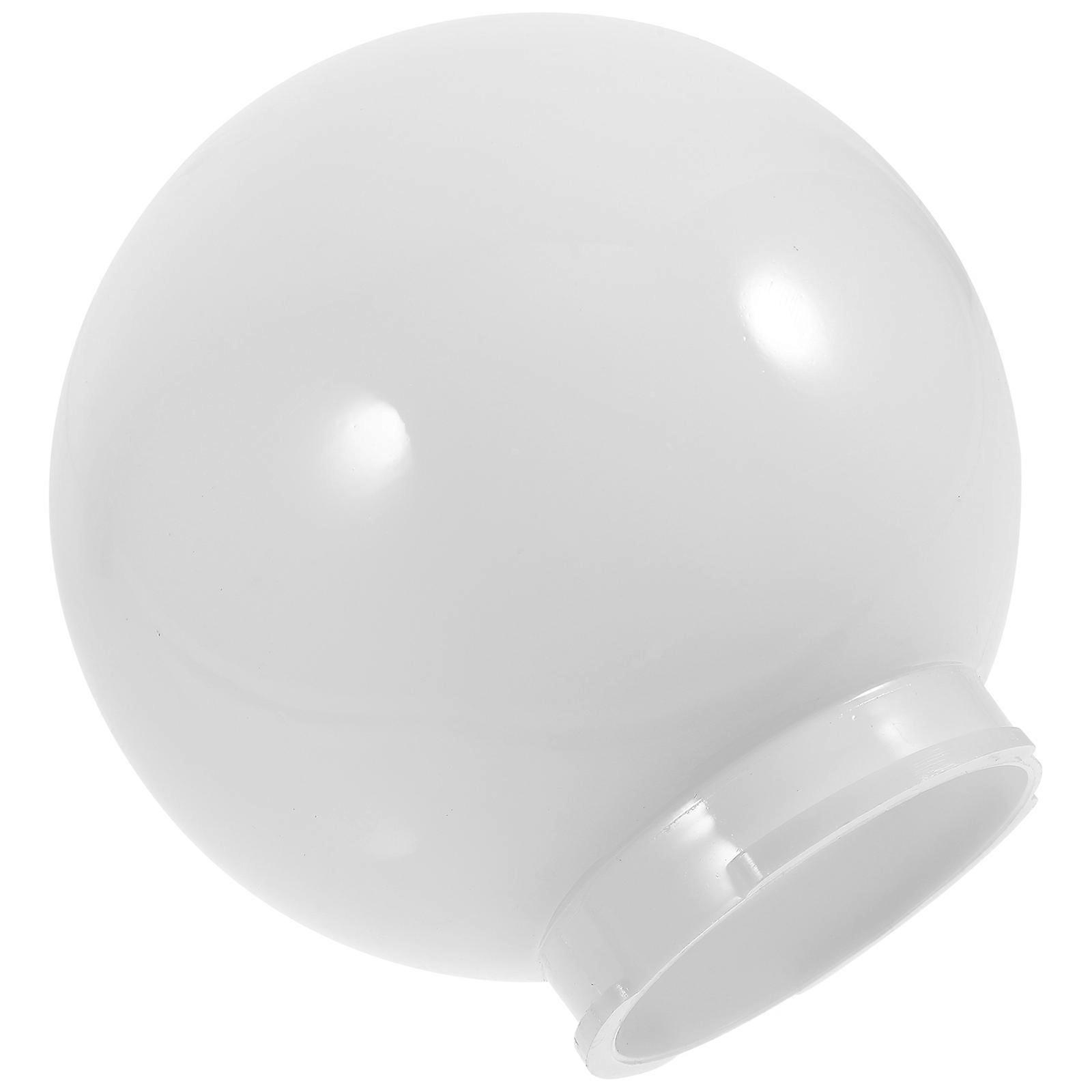 Outdoor Globe Lamp Shade White Acrylic Lamp Shade 3Pcs Globe Fixture