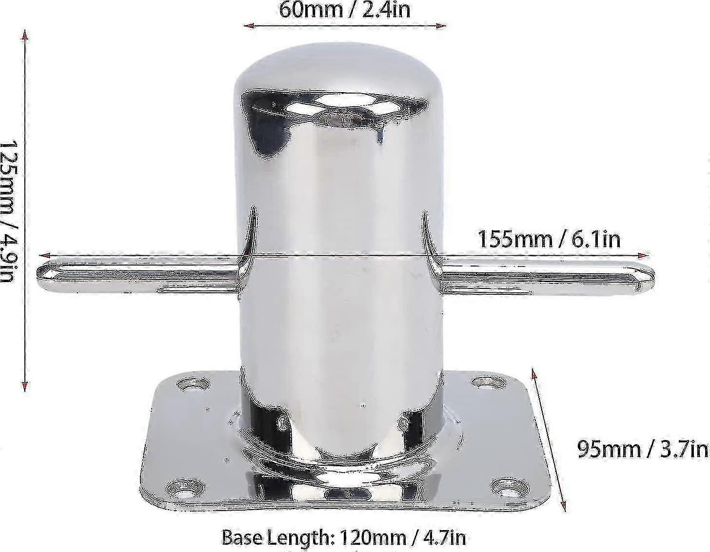 2023 - Boat Mooring Cross Mooring Bollard Boat Dock Cleat Single Mooring Hardware Accessory WSHS-In stock 2025