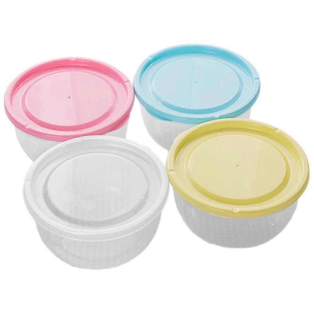 Food Preservation Boxes Reusable Containers With Lids Travel 4Pcs