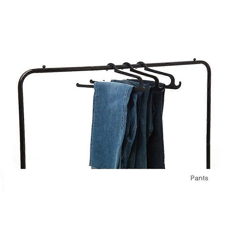 Hangers for Jeans Simple Practical Drying Rack Anti-slip Plastic Clothes Hanger Home Use 43.5X11.5CM 5Pcs