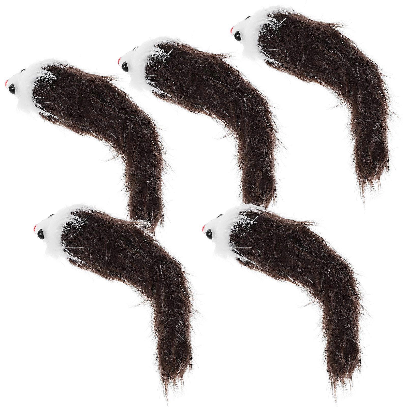Cat Interactive Toys 15 Pcs Mice Cat Toy For Indoor Cats Exercise 18x3.5cm