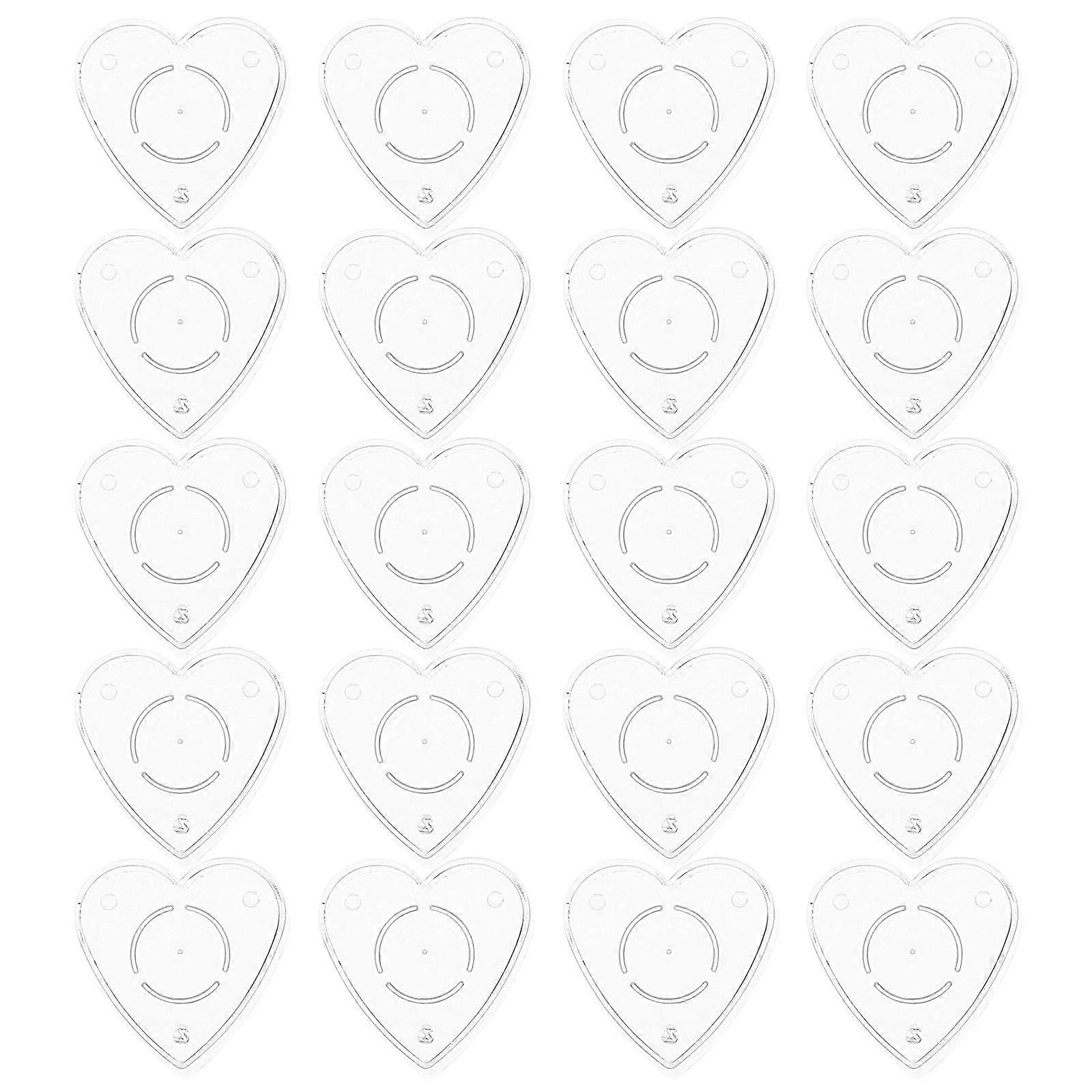 20Pcs Transparent Plastic Candle Mold Box for Storage Use