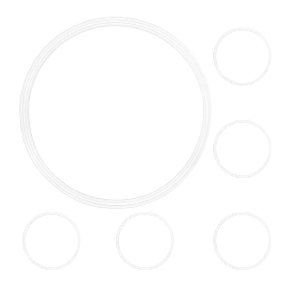 Sealing Rings Silicone Round Seal Ring for Bottle 24Pcs Set