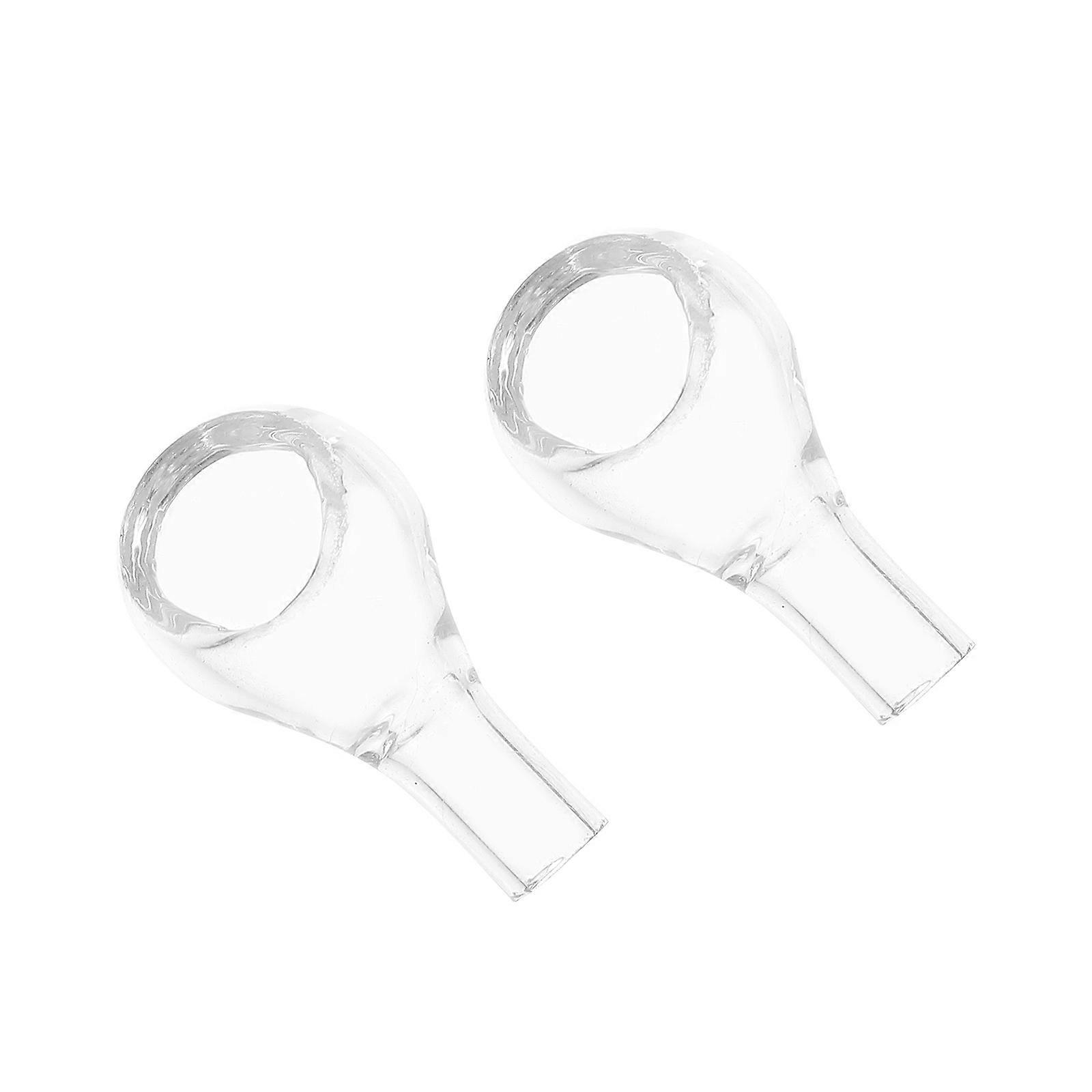 Transparent Round Weighing Boat for Experiment 4Pcs Glass Funnel