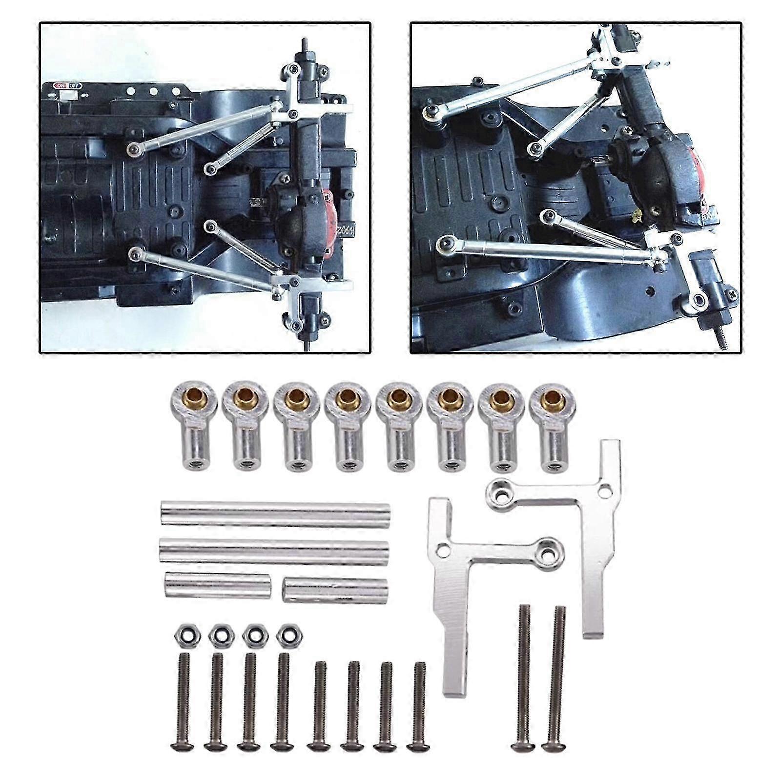 for CC01 RC Crawler Car Metal Tie Rod Ball Joint Chassis Push Rod Set Simulation Parts 2025