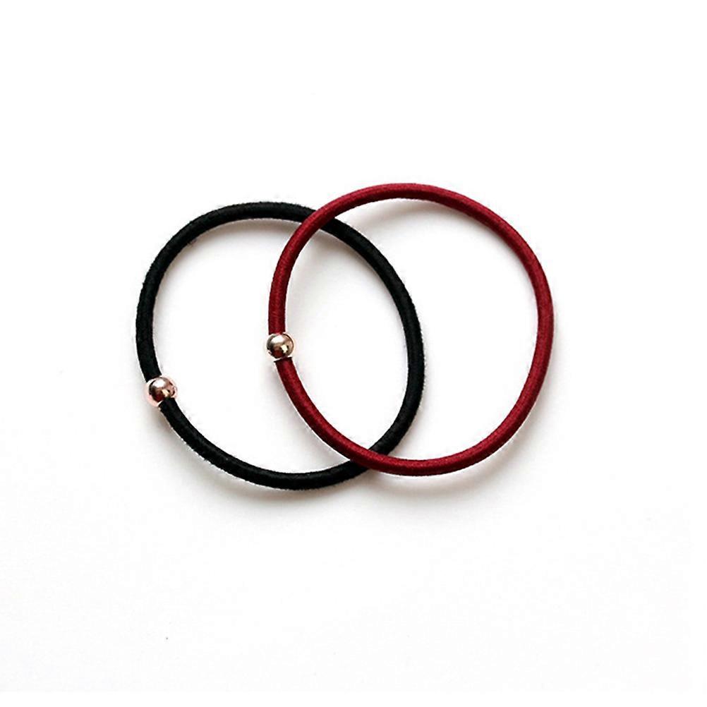 Elastic Hair Ropes Designed For Girls With Simple Style Suitable For Gift Giving In Assorted Colors 40 Pcs