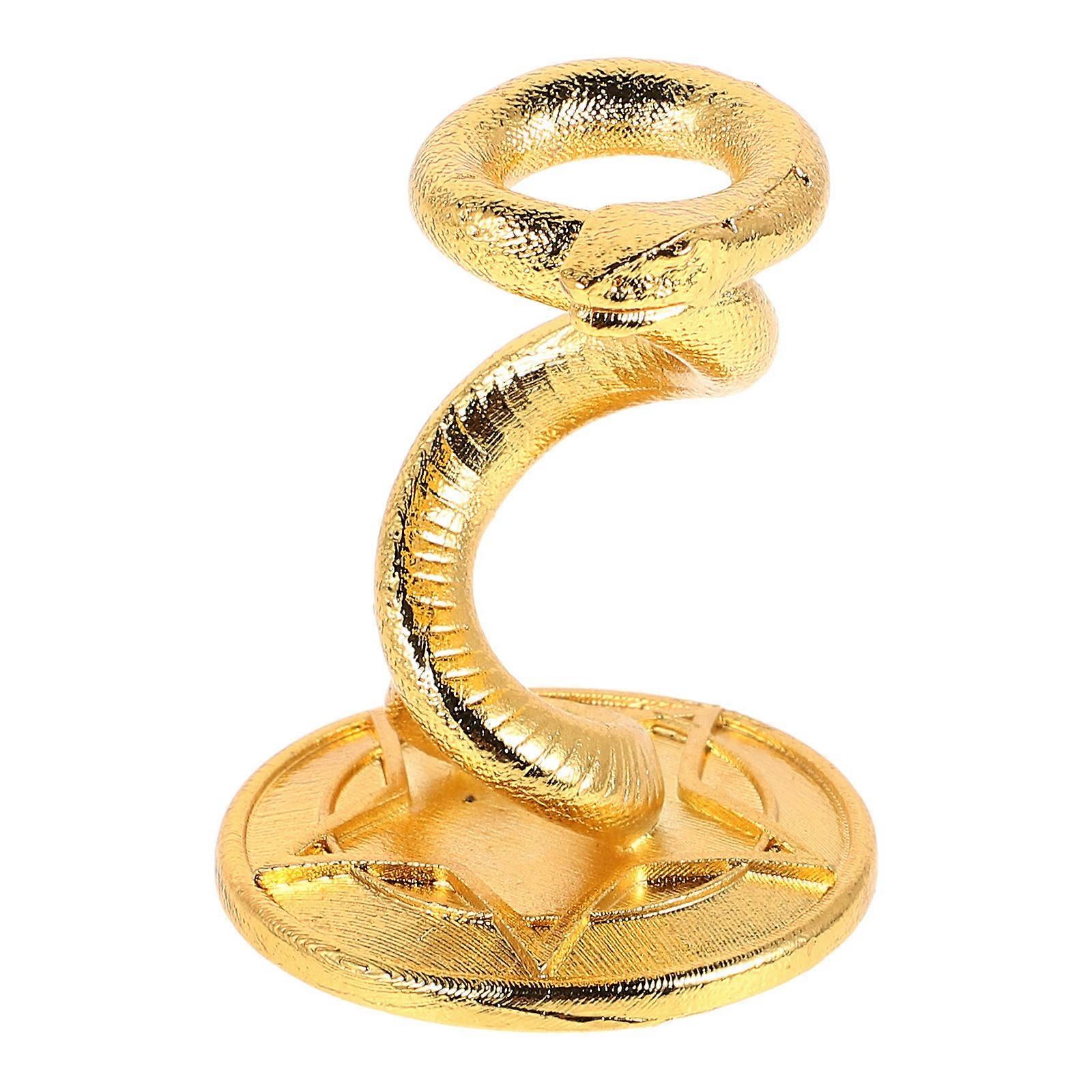 Snake Shaped Crystal Ball Stand For Office Workers 4.90X4.00X4.00CM High Gloss Finish Display Holder 1Pack