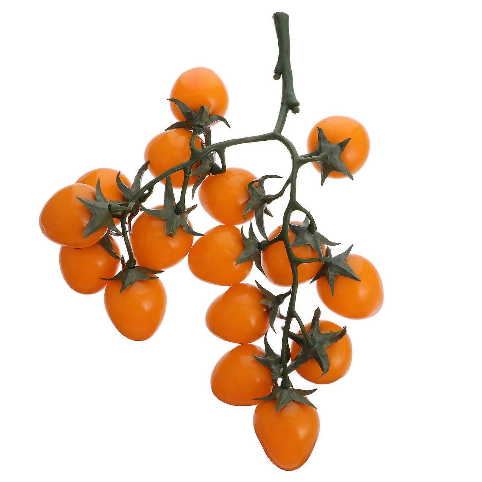 Faux Cherry Tomatoes Artificial Tomato Decor for 3Pcs Photo Prop