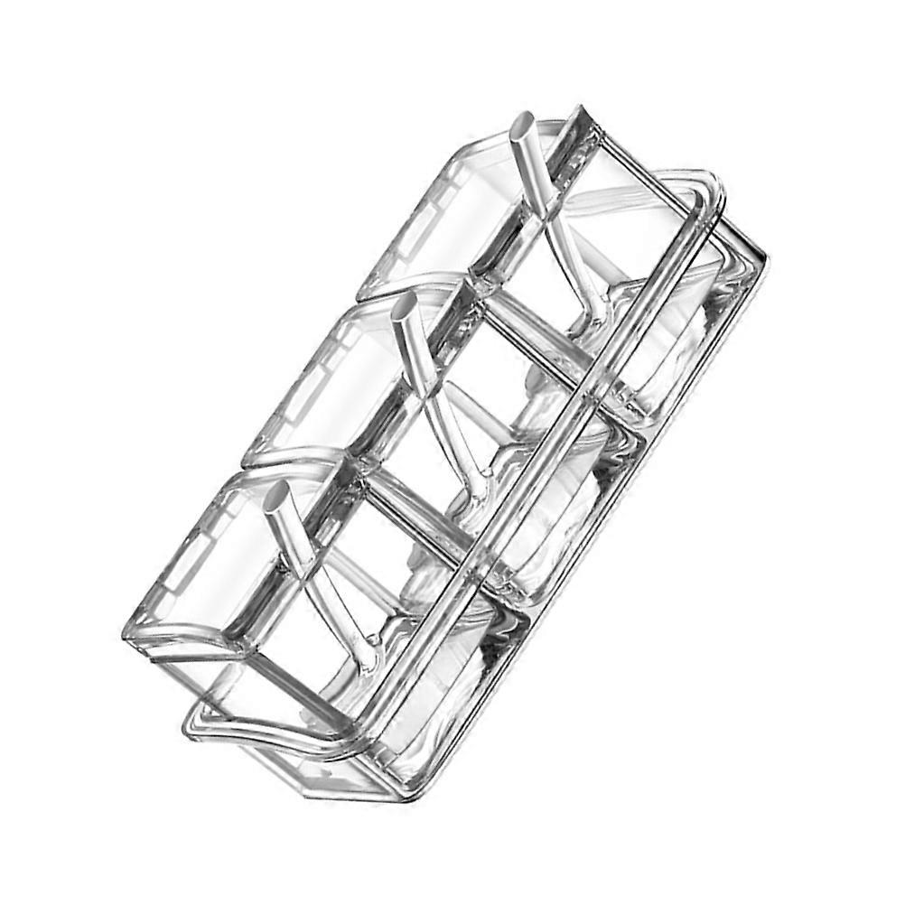 Transparent Clear Spice Seasoning Boxes Acrylic Kitchen Storage 1Set