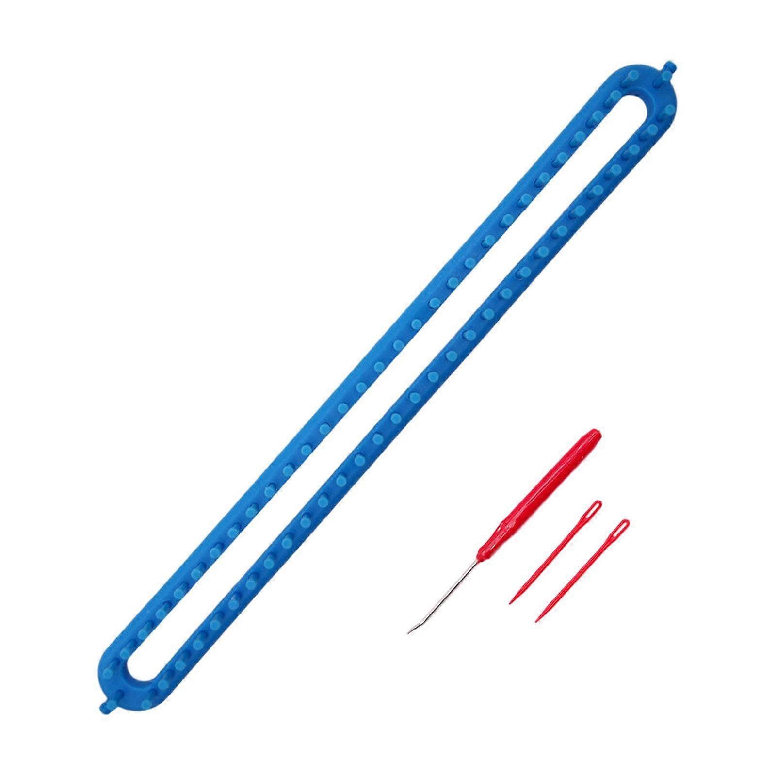 Weaving Tools Set for Handmade Knitter for DIY Projects Blue 22.8 inch