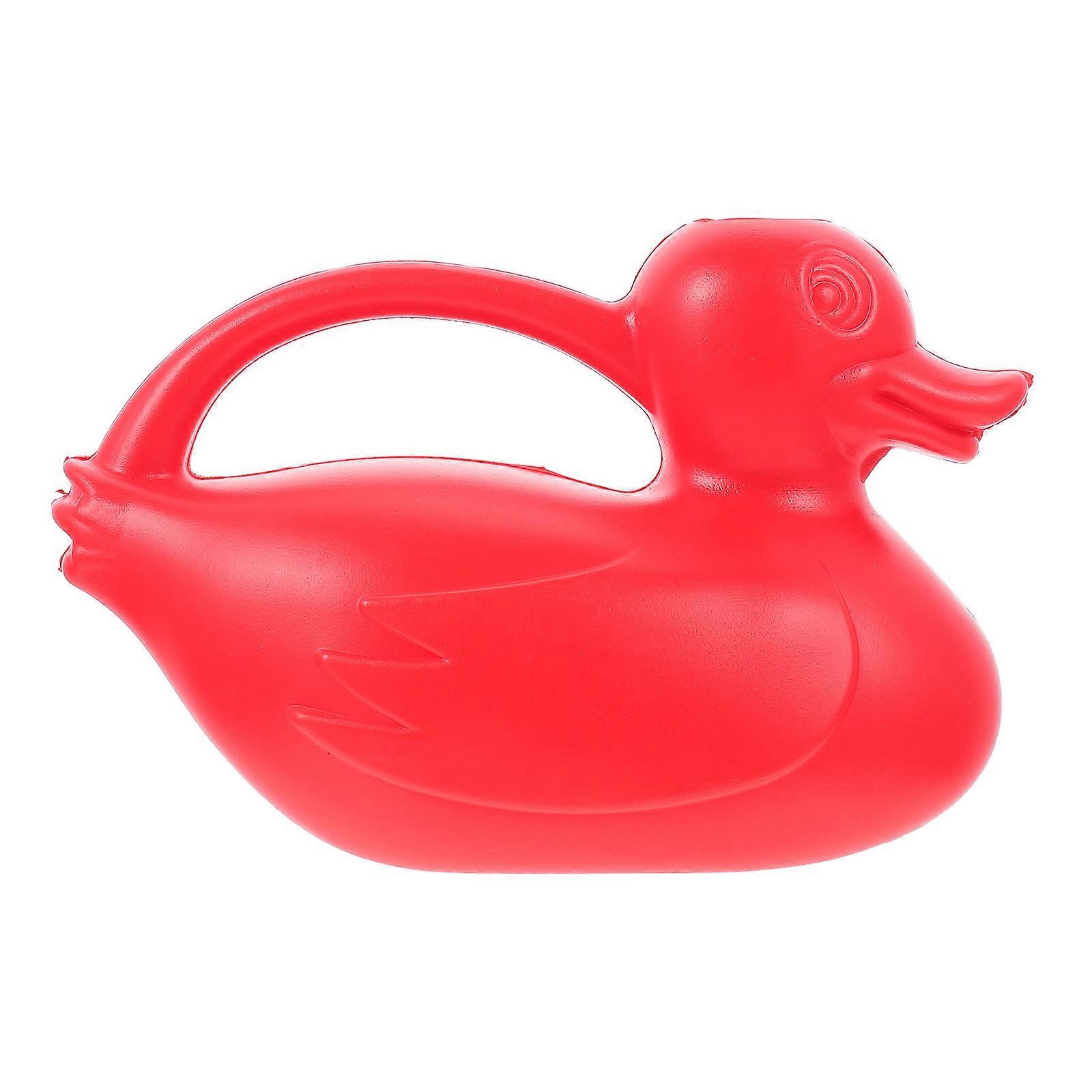 Plastic Watering Pot for Flower Care 4Pcs Red