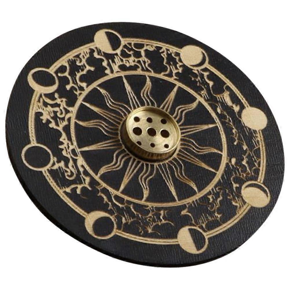 Incense Burner 3Pcs Round Relaxing Decorative Tray For Adults Yoga Studio Tabletop Use