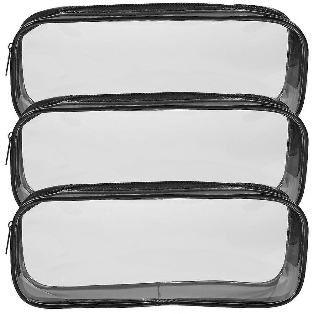 Clear Pencil Case for Exams Multi-Function Pencil Bag for Storage Use 15Pcs