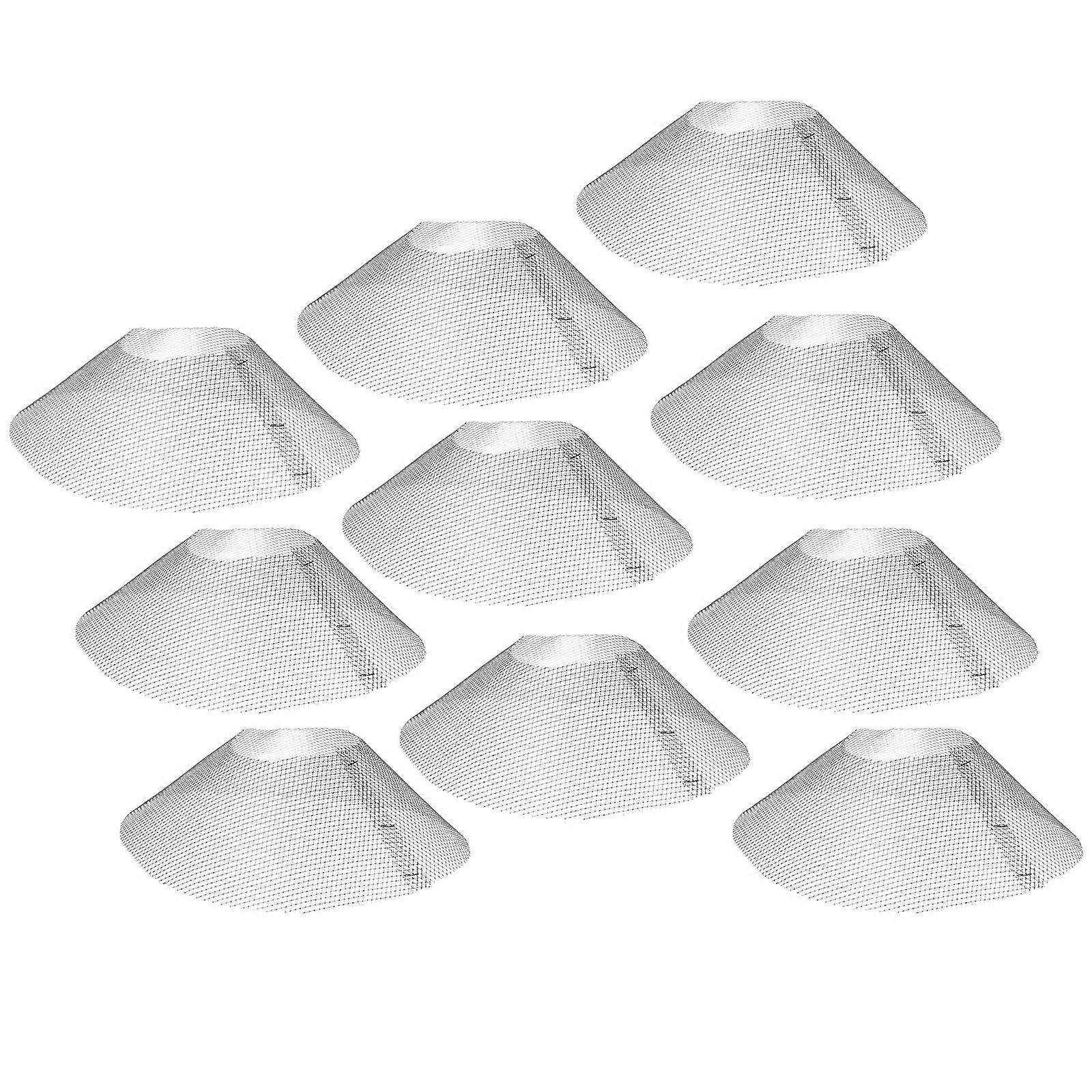 Range Hood Filter Net for Kitchen Use 10Pcs Transparent Household Filters