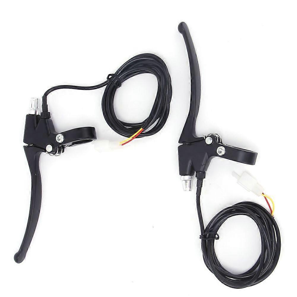 1 Pair Universal Aluminium Alloy Electric Bicycle Ebike Handle Brake Lever Right Left Accessory