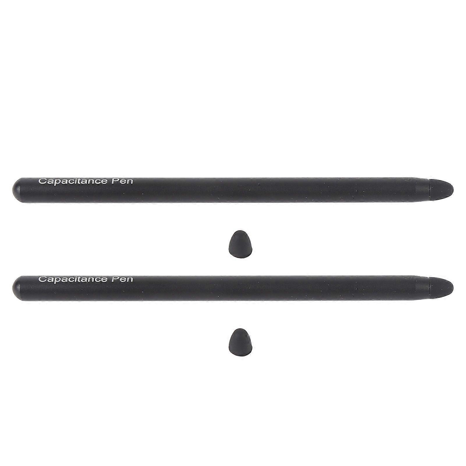 2PCS Tablet Touch Screen Pen Aluminum Alloy Tablet Replacement Pen for Fire Max 11 HD 10 for Galaxy Tab A9 A8 A7 A7 Lite Black