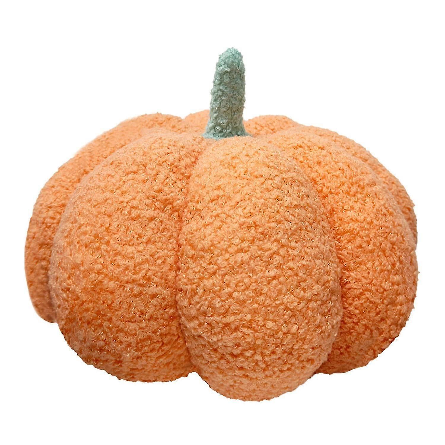 Plush Stuffed Pumpkin Plush, Soft Decorative Throw Pillow (Orange, 20cm)