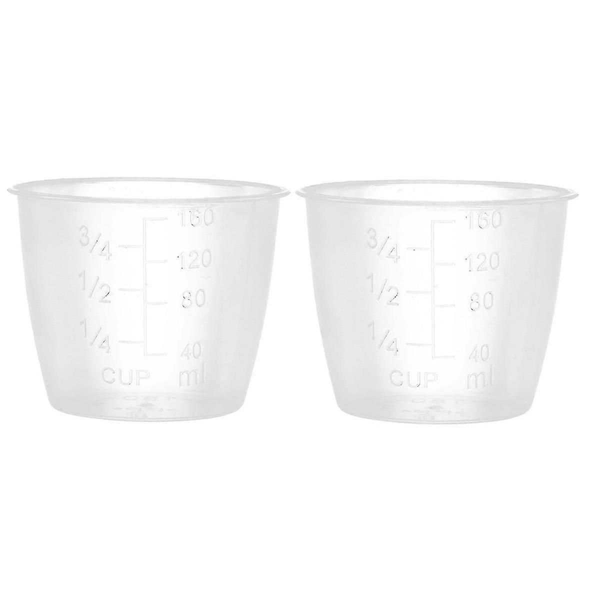 2 Pack Rice Measuring Cups Clear Plastic Kitchen Rice Cooker Replacement Cups Kitchen Supplies