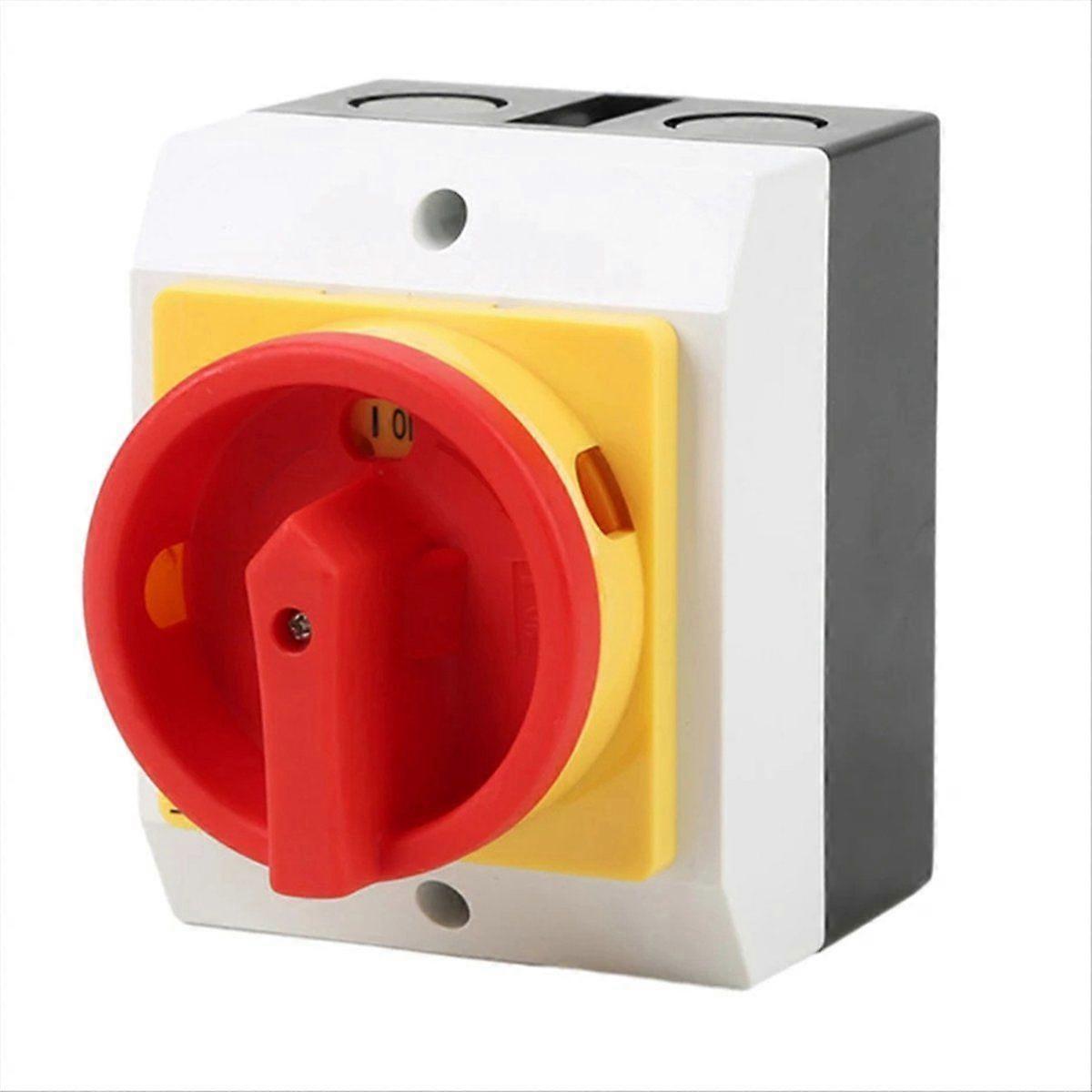 Main Switch Circuit Breaker 4P 20A 440V Rotary Switch Off Switch IP65 UKP Switch for Electrical Equ
