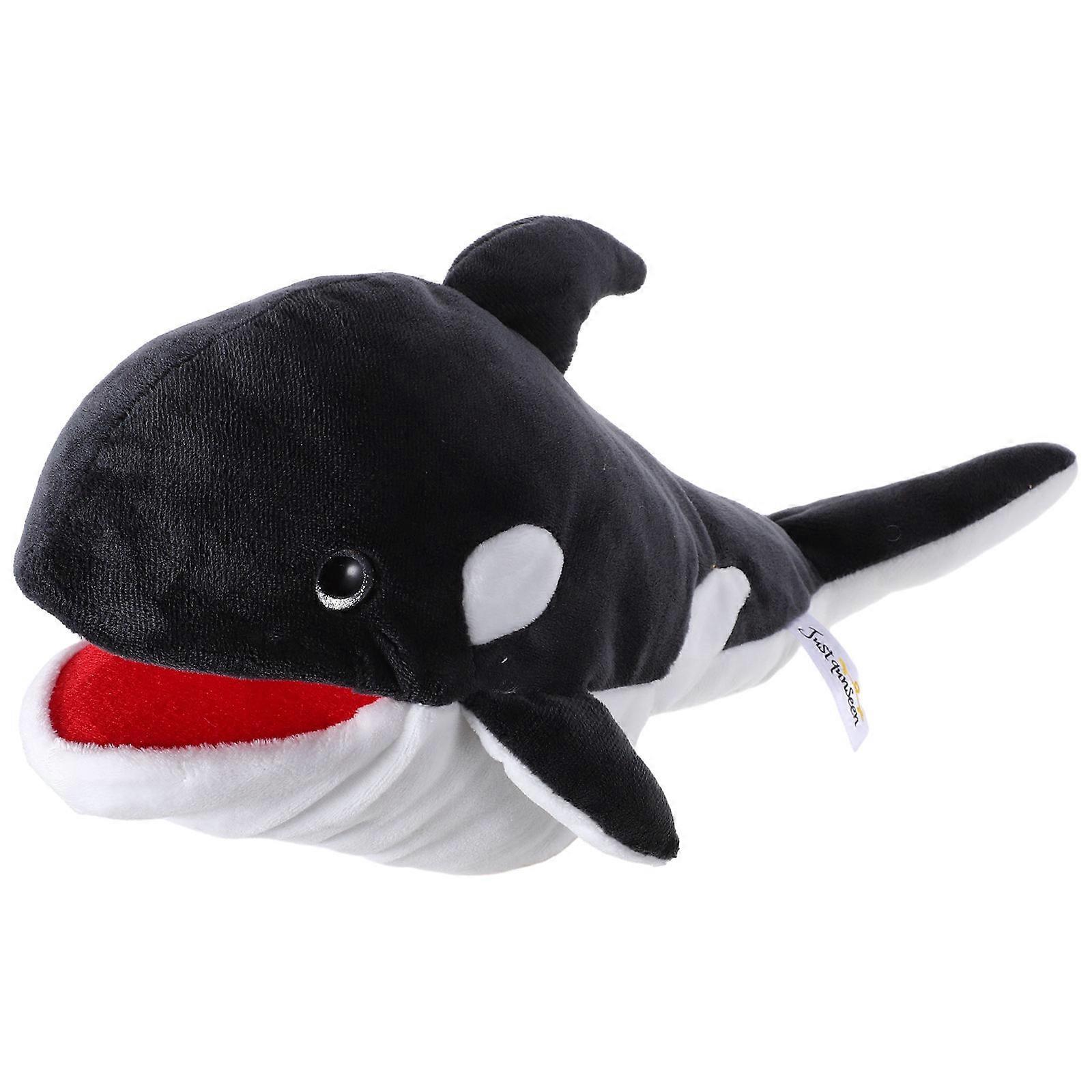 Story Telling Whale Hand Puppet Plush for Interactive Use 2Pcs