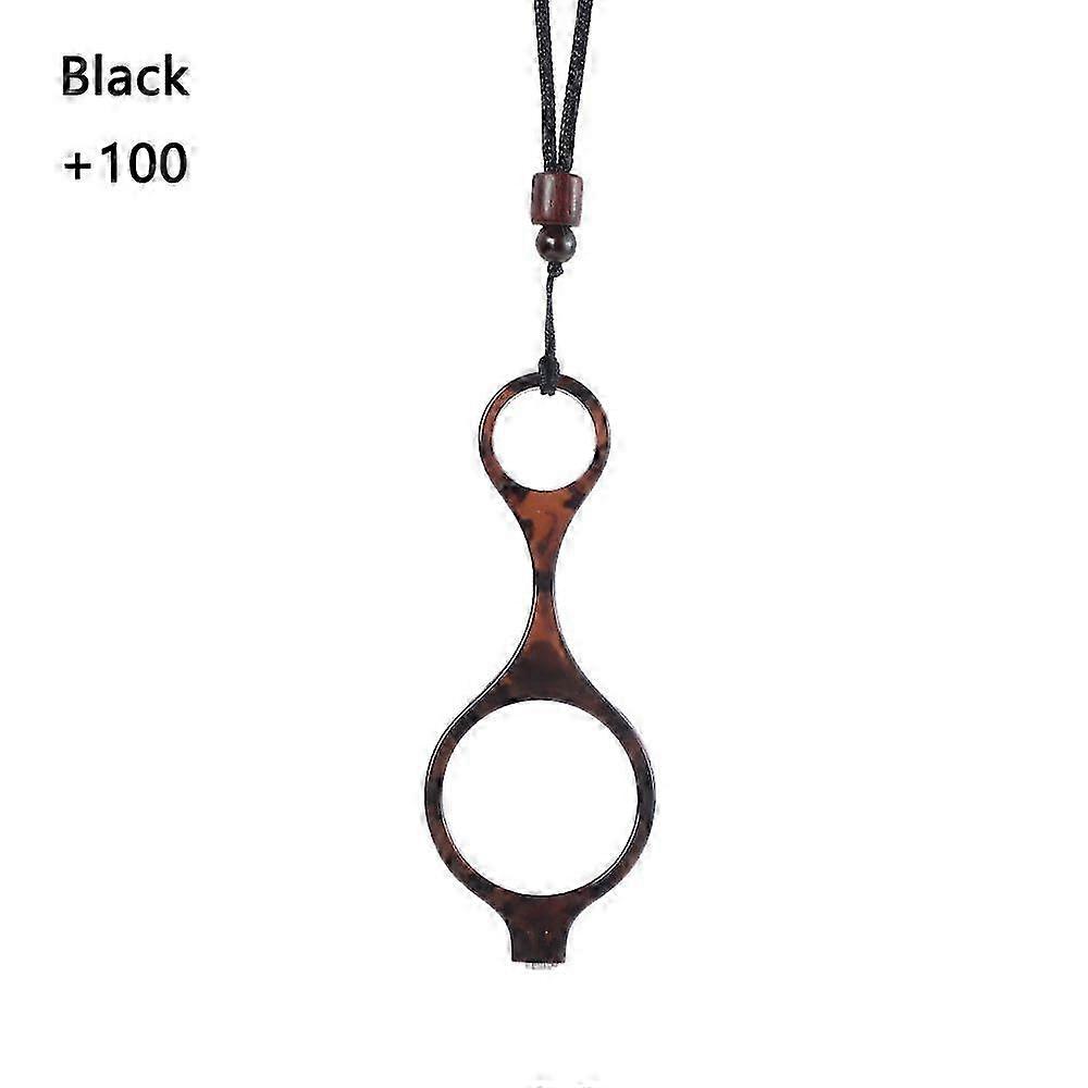 Folding Adjustable Reading Glasses for Presbyopia, Full Frame Hanging Neck Eyewear Accessories