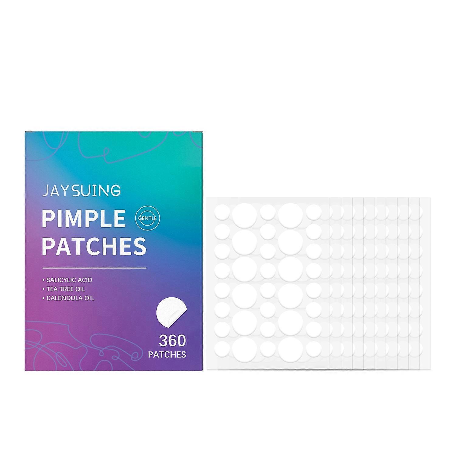 JAYSUING 360PCS Pimple Patches Acne Patches Hydrocolloid Spot Stickers for Covering Zits, Blemishes,