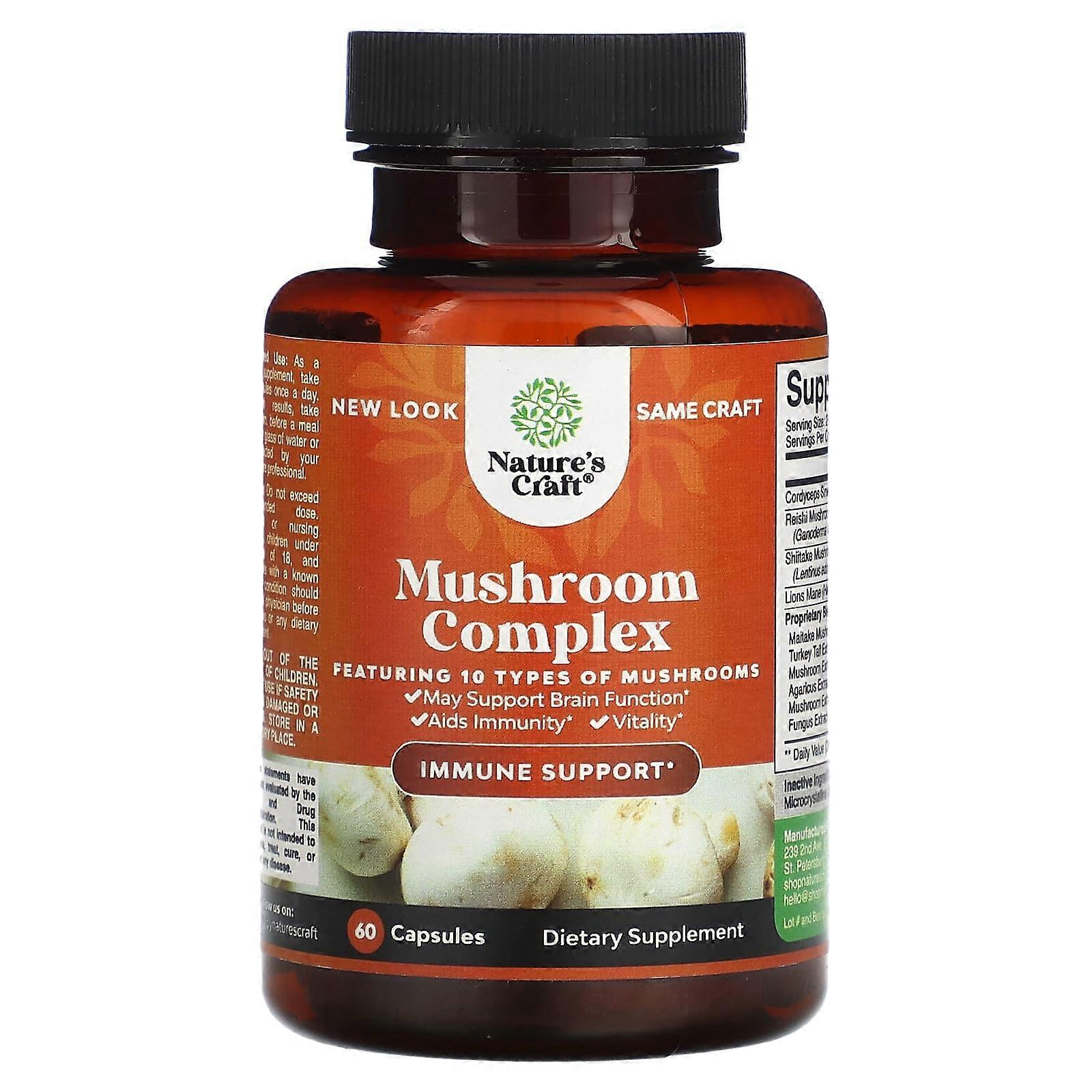Mushroom Complex, 60 Capsules