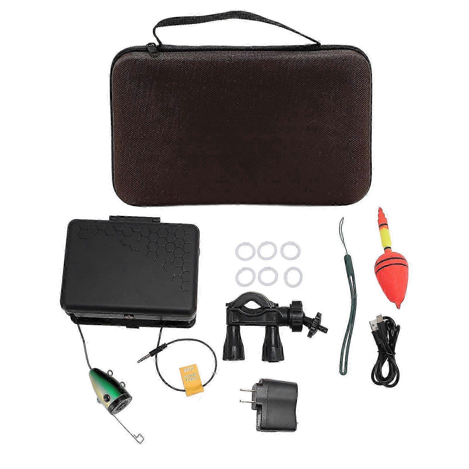 Underwater Fishing Camera 5inch LCD Camera AHD Recording Portable Video Fish Finder with Infrared LED Lights US Plug