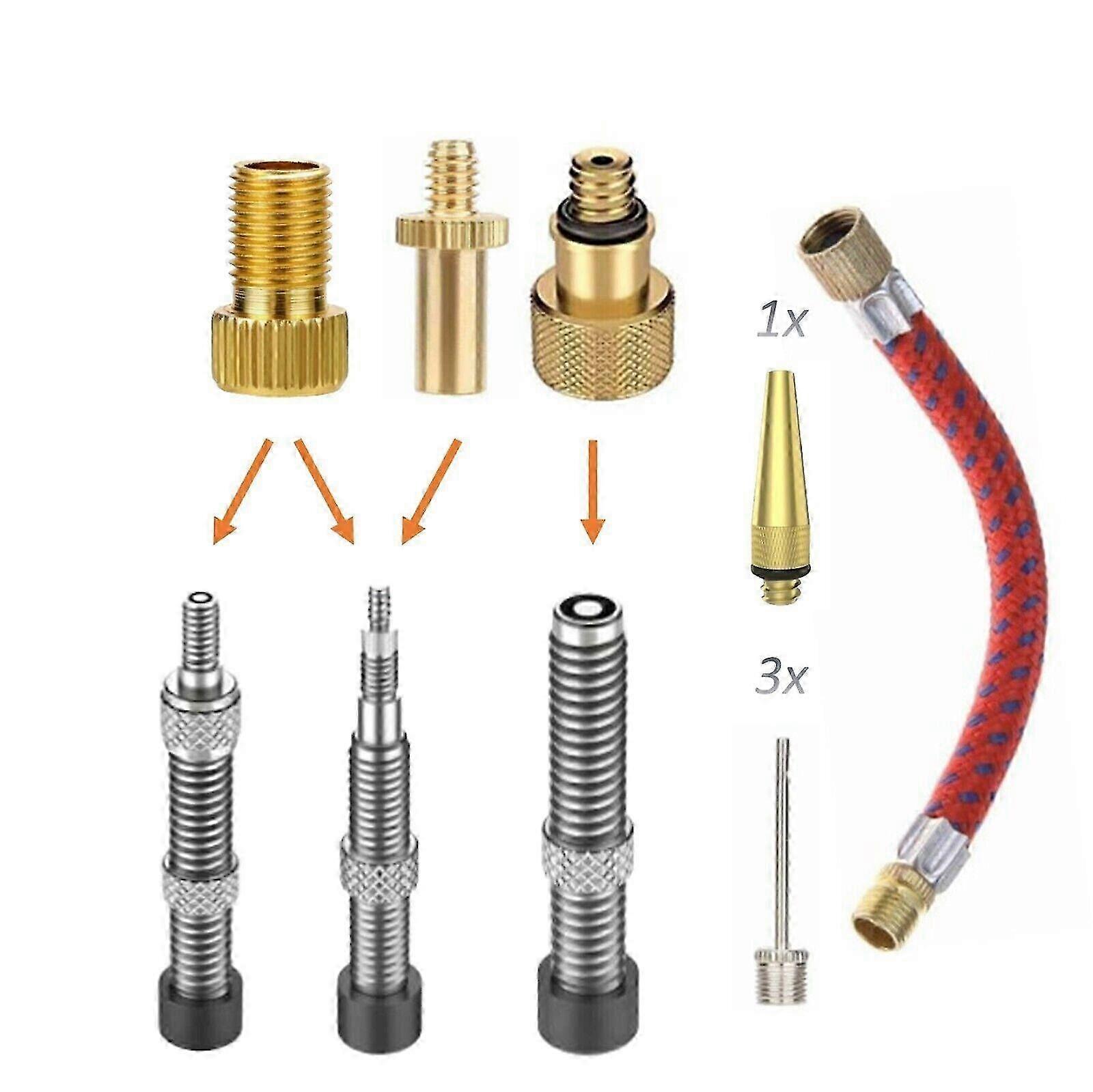 25-26 Versatile Bicycle Valve Adapter, Ensuring Maximum Flexibility And Pumping Safety For Quick Access, Premium Quality For All Your Inflat