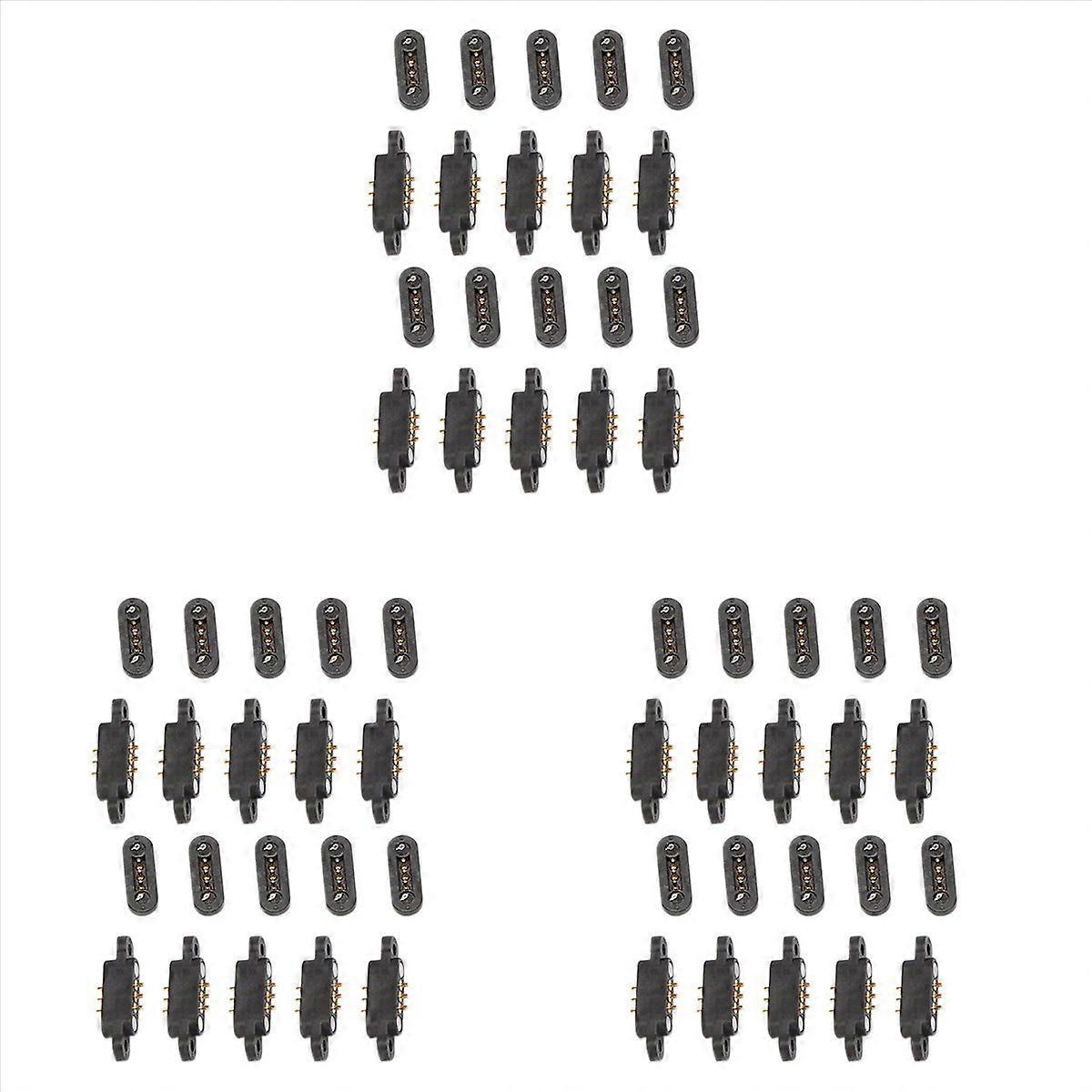 10 Pairs Spring Loaded Magnetic Pogo Pin Connector